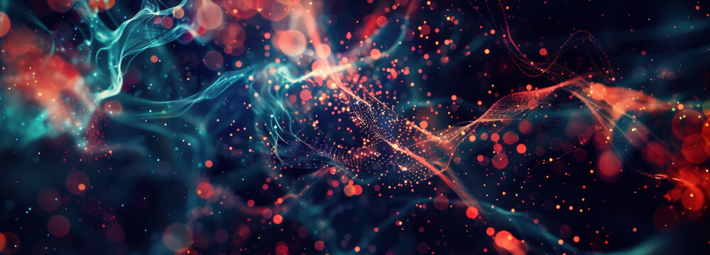 Celestial Nebula: A vibrant and captivating image of a celestial nebula, a breathtaking cosmic cloud of gas and dust, with swirling colors and twinkling stars, evokes the wonder and mystery of space. - Powered by Adobe