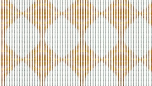 Abstract geometric design showcases a repeating pattern of vertically aligned lines, creating a rhombus illusion with a golden and gray color scheme, presenting a modern and visually appealing...