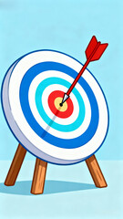 dart on target