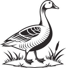 duck vector icon logo rubber duck sunglasses cartoon character illustration bird farm animal doodle symbol design