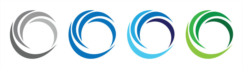 logo in the shape of the letter O, Sleek, Professional, and Minimalist Branding Design