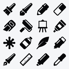 Art Icon Vector Set Collection