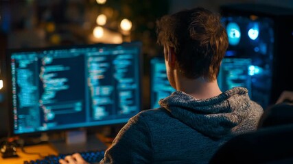 Code in the Shadows: Late-Night Programming Session - Powered by Adobe