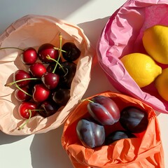 cherries in a bowl