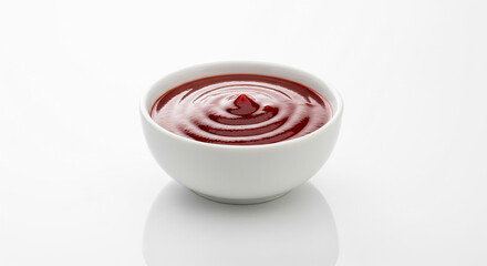 Korean Chogochujang Sauce in White Ceramic Bowl