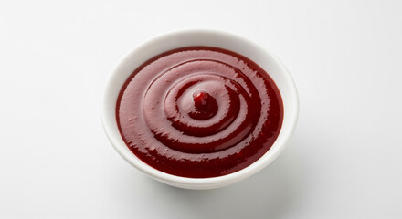 Top View of Korean Chogochujang in White Bowl