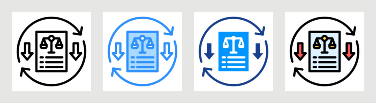 Liberalization Icon Collection Set Multiple Style