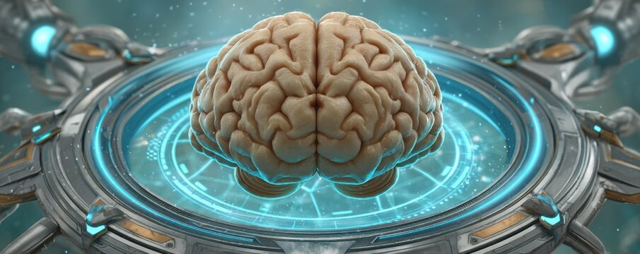 Digital holographic shield guarding a brain against intellectual property theft