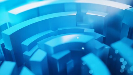 Blue futuristic technology circuit network data processing - Powered by Adobe