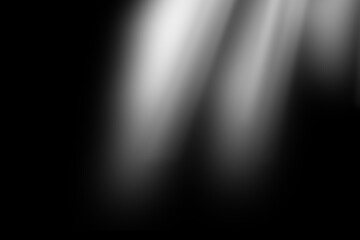 Monochrome White Light Streaks on Black Background, Abstract Minimalist Lighting Effect, Dynamic Motion Blur for Modern Design, Elegant and Clean Visual for Creative Projects and Presentations

