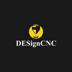 CNC machine illustration logo design, abstract, laser beam sparks, laser cutting, metalworking, element, machining, computer, stainless, modern, industrial, engineering, symbol, sign, laser, cutting