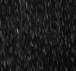 Heavy Diagonal Rain Overlay with Strong Motion and Intensity - Dramatic Weather Effect for Action...