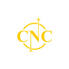 CNC machine illustration logo design, abstract, laser beam sparks, laser cutting, metalworking, element, machining, computer, stainless, modern, industrial, engineering, symbol, sign, laser, cutting
