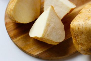 Mexican turnip or jicama or yam bean
