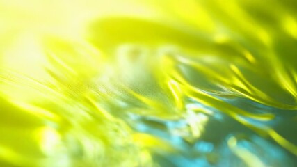Iridescent liquid surface creating vibrant abstract flowing patterns - Powered by Adobe