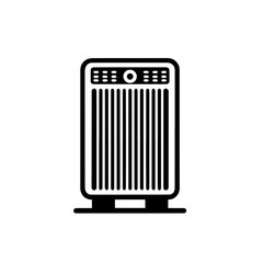 Stylish Electric Room Heater Vector Illustration