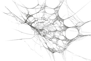 Abstract network of interconnected lines