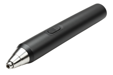 Portable battery-operated eraser for drafting and sketching on a transparent background