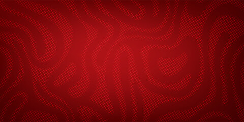 Abstract Red Halftone Swirl Background. Suit for banner, web, brochure, pamflet and presentation