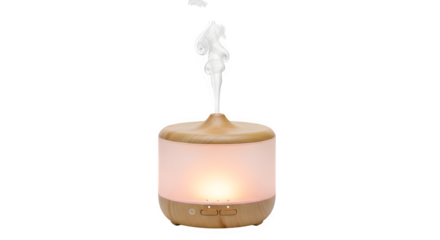 Aroma diffuser with essential oils, creating a relaxing and fragrant atmosphere perfect for aromatherapy, wellness, and home decor concepts
