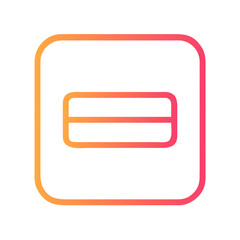 Fototapeta premium a flat gradient outline icon of equality for web and graphic design.
