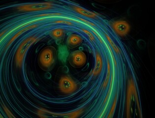 Imaginatory fractal abstract background Image