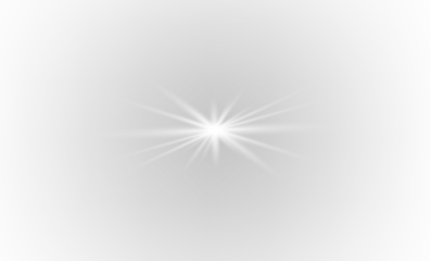 White star bursts with radiant sparkling light, illuminating surrounding space. Tiny glitter effects enhance its magical glow. PNG transparent background is ready for any design.