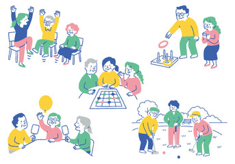 Set for Seniors to Enjoy Life_Color