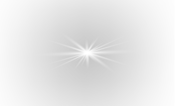 White star bursts with radiant sparkling light, illuminating surrounding space. Tiny glitter effects enhance its magical glow. PNG transparent background is ready for any design. - Powered by Adobe