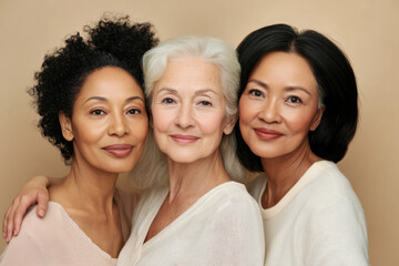Diverse Women Smiling Together