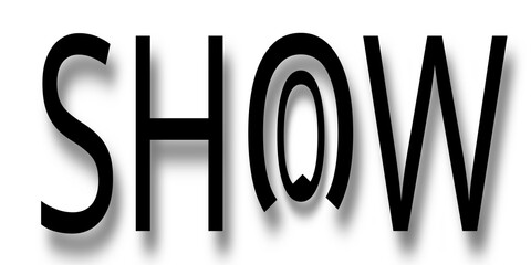 The image displays the word 