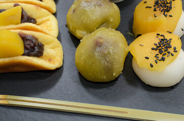 秋の味覚は芋団子