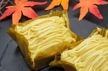 秋の味覚はやっぱりモンブラン