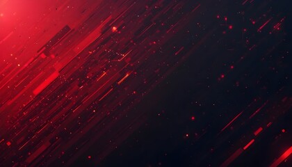 Abstract Red Geometric Composition Background with Futuristic Speed Technology Design Elements Vector Illustration Template
