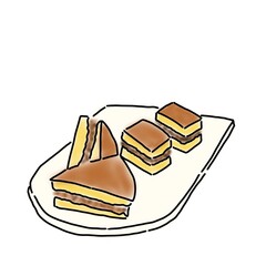 Delicious Martabak Manis,Indonesian Sweet Pancake Illustration
​
