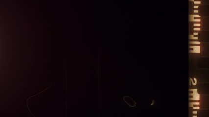 Old Film Roll Wipe. 4k Video