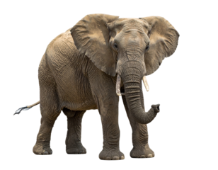 Elefant isoliert auf weißem Hintergrund, Freisteller, , Wildtier, transparent