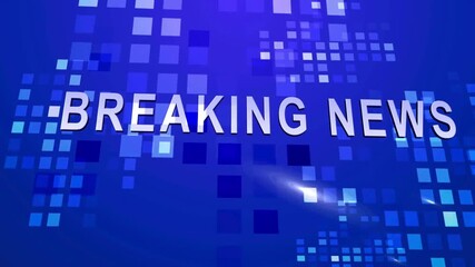 3D Graphic Animation HD. 3D BREAKING NEWS Intros with Transitions Global earth map rotating digital world breaking news Studio Background broadcast - Powered by Adobe