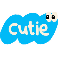 Illustration icon with characters on it