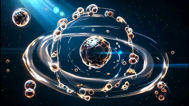 Atomic Structure Animation - A Visual Exploration of Quantum Physics.