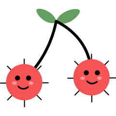 Cute Fruit Illustration