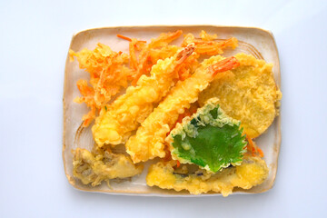 エビと野菜のの天ぷら