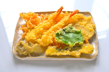 エビと野菜のの天ぷら