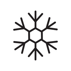 Winter snow vector icon illustration sign 