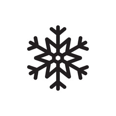 Snowflake icon Vector illustration.