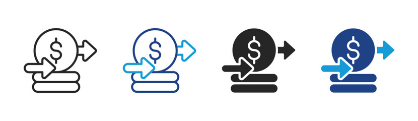 Smart Tech icon set multiple style collection