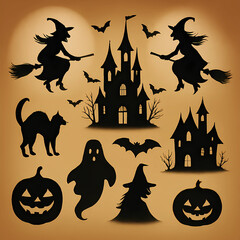 “Haunted Horizons — Witches and Ghosts in a Spooky Halloween Night”