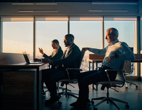 business meeting in the office