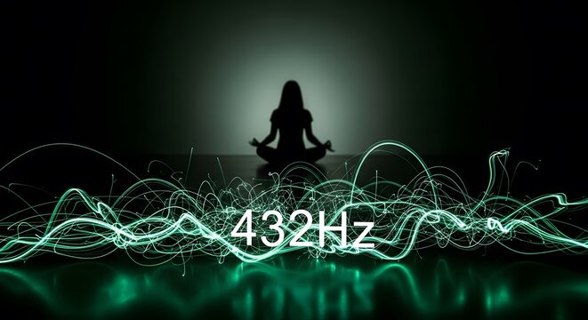 432 Hz Solfeggio Frequency Meditation, Healing Sounds and Woman
