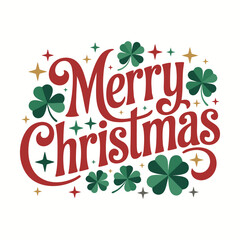 Merry Christmas Typography Bundle | Holiday Lettering Designs | Festive Greeting Text Art | Christmas Quote SVG